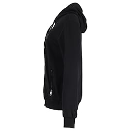 Dolce & Gabbana-Dolce & Gabbana Logo Hoodie in Black Cotton-Black
