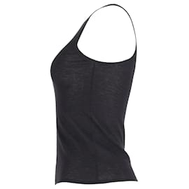 Gucci-Gucci Sleeveless Tank Top in Grey Cashmere-Black