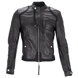 Dsquared2 Biker Jacket in Brown Leather Brown