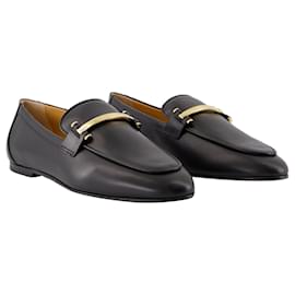 Tod's-Barreta Loafer - Tod's - Leather - Black-Black
