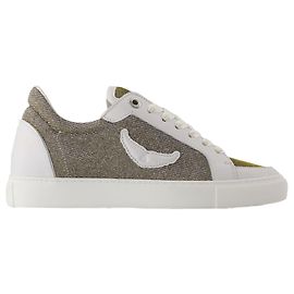 Fly On Sneakers - Zadig & Voltaire - Sintetico - Argento Argento Metallico