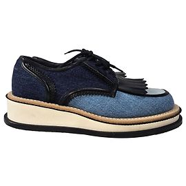 Creeper platform Rottweiler Givenchy in denim blu Blu Blu chiaro