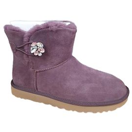Ugg Bailey Button Gem Bling Viola scuro