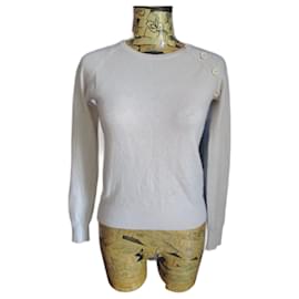 Zadig & Voltaire Kaschmirpullover Eggshell Aus weiß