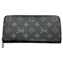 Louis Vuitton-Louis Vuitton Zippy Wallet Vertical Black-Black