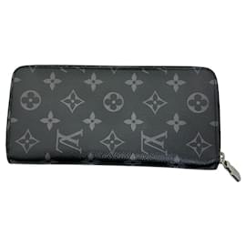 Louis Vuitton-Louis Vuitton Zippy Wallet Vertical Black-Black