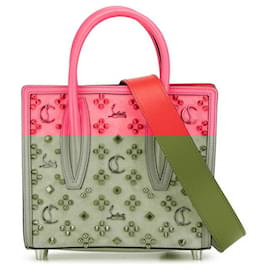 Christian Louboutin-Christian Louboutin Studded Paloma Small Handbag-Pink