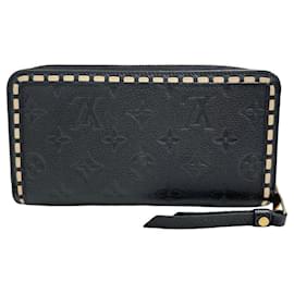 Louis Vuitton-Louis Vuitton Monogram Empreinte Zippy Wallet-Black