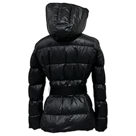 Versace-Versace Medusa Belted Down Coat Black-Other