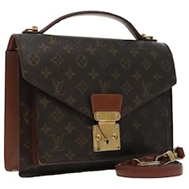 Louis Vuitton-LOUIS VUITTON Monogram Monceau 28 Hand Bag 2way M51185 LV Auth 96698-Monogram