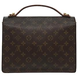 Louis Vuitton-LOUIS VUITTON Monogram Monceau 28 Hand Bag 2way M51185 LV Auth 96698-Monogram