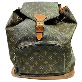 Louis Vuitton Monogram Montsouris GM Backpack M51135 Brown