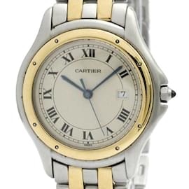 Cartier-Cartier Panthere Cougar 18K Gold Steel Quartz Watch-Other