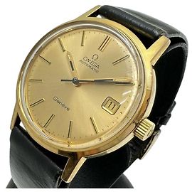 Omega Geneve Automatic Watch Gold/Black Golden