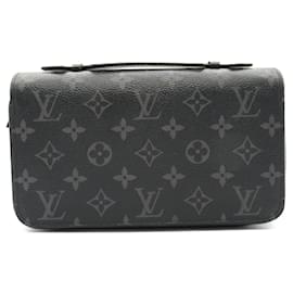 Louis Vuitton-Louis Vuitton Zippy XL Wallet Black M61698-Black