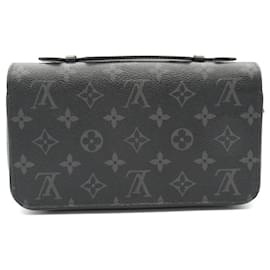 Louis Vuitton-Louis Vuitton Zippy XL Wallet Black M61698-Black