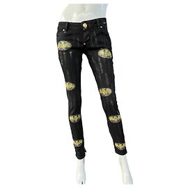 Philipp Plein Vaqueros Negro