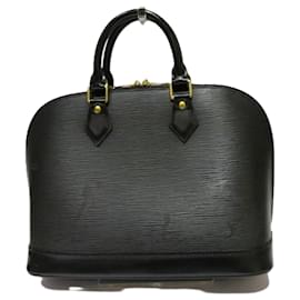 Louis Vuitton-Louis Vuitton Epi Alma PM Handbag M40302-Black