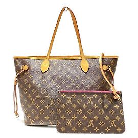 Bolsa tote Louis Vuitton Neverfull MM M41178 Marrom