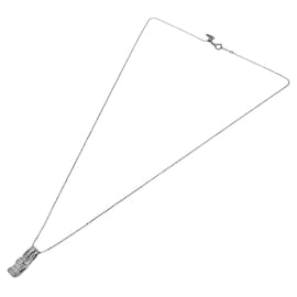 Autre Marque-K18WG Diamond Necklace White Gold-White
