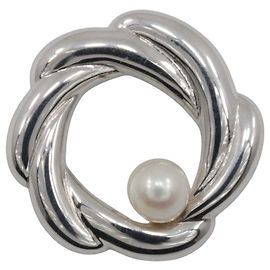 Tasaki Silberperlenanhänger Silber