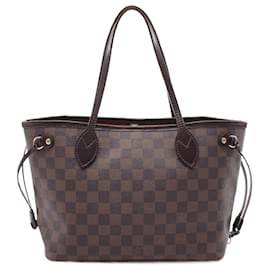 Louis Vuitton-Louis Vuitton Neverfull PM Damier Ebene Tote Bag N51109-Brown