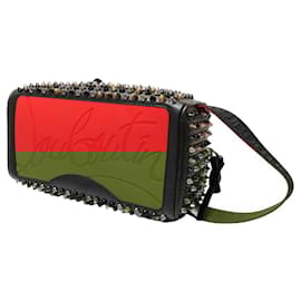 Christian Louboutin-Christian Louboutin Blaster Panettone Spike Studs Clutch-Black