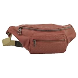 Autre Marque-BOTTEGA VENETA Waist bag Leather Pink Auth am7105-Pink