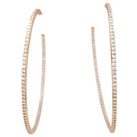Orecchini Messika "New Gatsby" in oro rosa, diamanti. Altro