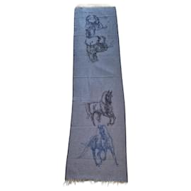Hermès-Hermès pirouette scarf galloping-Multiple colors
