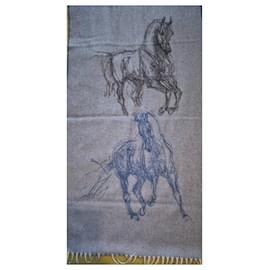 Hermès-Hermès pirouette scarf galloping-Multiple colors
