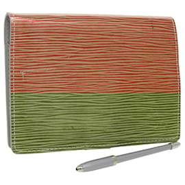 Louis Vuitton-LOUIS VUITTON Cyber Epi Agenda PM Day Planner Cover Orange M99081 LV Auth hk1844-Orange