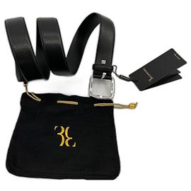 Autre Marque Cuir de ceinture noir milliardaire Noir