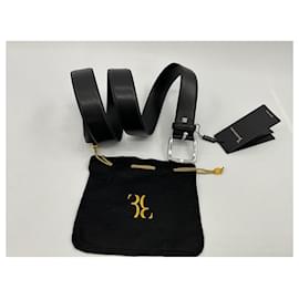 Autre Marque-Billionaire Black Belt Leather-Black