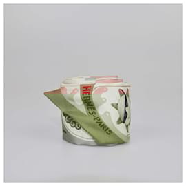 Hermès-Hermes Multicolor Silk Funny Ice Cream Twilly-Multiple colors