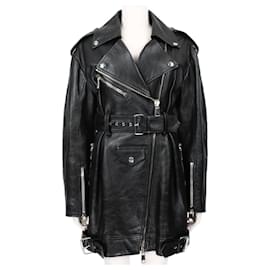 Alexander Mcqueen-Alexander McQueen Dress / Coat-Black,Silver hardware
