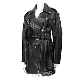 Alexander Mcqueen-Alexander McQueen Dress / Coat-Black,Silver hardware