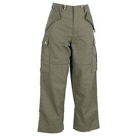 Céline Pantalones cargo Celine en algodón verde Verde Verde oliva
