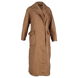 Max Mara Cube Greendi Coat with Pockets in Brown Polyamide Brown