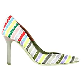 Autre Marque-Malone Souliers Brenda Pumps in Multicolor Canvas-Multiple colors
