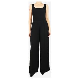 Theory Schwarzer weit geschnittener Jumpsuit - Größe S Schwarz