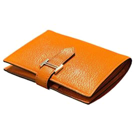 Hermès Béarn Compact Orange