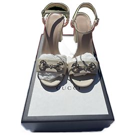 Gucci Ankle strap sandals White