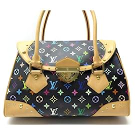 Louis Vuitton-LOUIS VUITTON BEVERLY GM M40201 MULTICOLORE MONOGRAM CANVAS MURAKAMI HANDBAG-Black