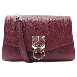 Cartier-NEW CHAIN BAG MICRO PANTHERE BY CARTIER CRL3002066 SHOULDER STRAP-Dark red