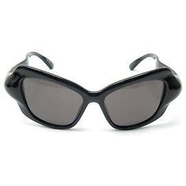 NINE BALENCIAGA EVERYDAY BB0353S-001 LOGO BB SUNGLASSES Black