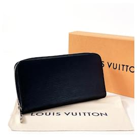 Louis Vuitton-Louis Vuitton Epi Leather Zippy Wallet M61857-Black