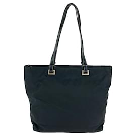 Prada-Prada Nylon Tessuto Logo Tote Bag-Black