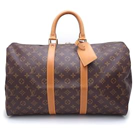 Louis Vuitton-Louis Vuitton Monogram Keepall 45 Travel Bag-Brown