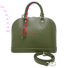 Louis Vuitton-Louis Vuitton Epi Alma Handbag M52147-Red
